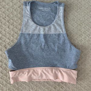 Outdoor Voices Tri-Tone Slashback Crop